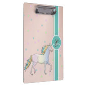 Regenboogstrijder, kleurrijke sterren, monogram klembord (Rechts)