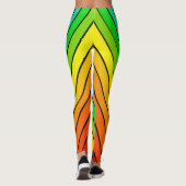 Regenboogstrijkijzers Leggings (Achterkant)