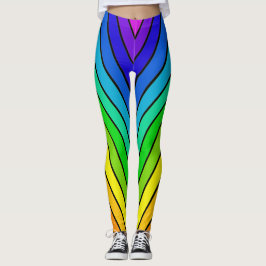 Regenboogstrijkijzers Leggings