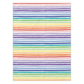 regenboogstripe keuken tafelkleed (Voorkant)