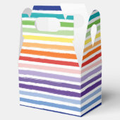  regenboogstripe patroonsterfdag bedankdoosjes (Geopend)