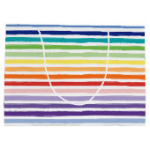  regenboogstripe patroonsterfdag groot cadeauzakje (Achterkant)
