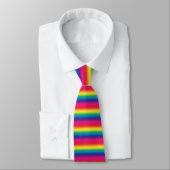 Regenboogstripe Stropdas (Gebonden)