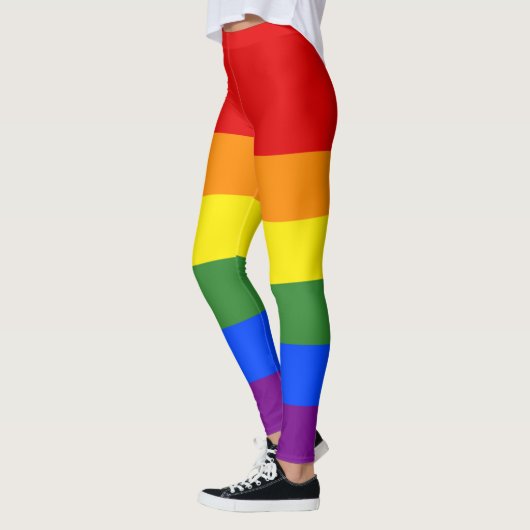 Regenboogstripes LGBT Pride Leggings (Links)