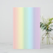 Regenboogstrips Artisan Soap Wrapen (Staand voorkant)