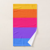 Regenboogstrips Bad Handdoek (Handdoek)