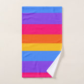 Regenboogstrips Bad Handdoek (Handdoek)