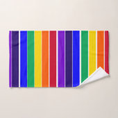 Regenboogstrips Bad Handdoek (Handdoek)
