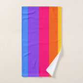 Regenboogstrips Bad Handdoek (Handdoek)