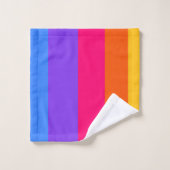 Regenboogstrips Bad Handdoek (Wasdoekje)