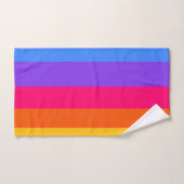 Regenboogstrips Bad Handdoek (Handdoek)