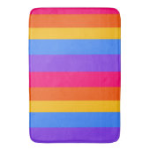 Regenboogstrips Badmat (Voorkant Verticaal)