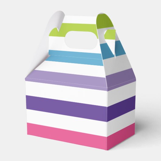 Regenboogstrips Bedankdoosjes (Voorkant Zijde)
