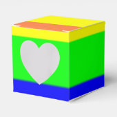 Regenboogstrips Bedankdoosjes (Voorkant Zijde)