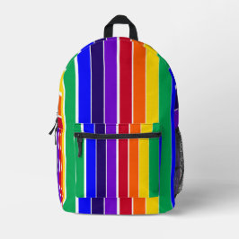 Regenboogstrips Bedrukte Rugzak