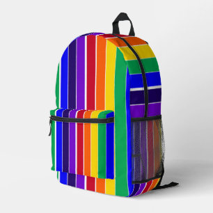 Regenboogstrips Bedrukte Rugzak
