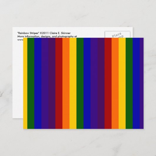 Regenboogstrips Briefkaart (Voorkant / Achterkant)