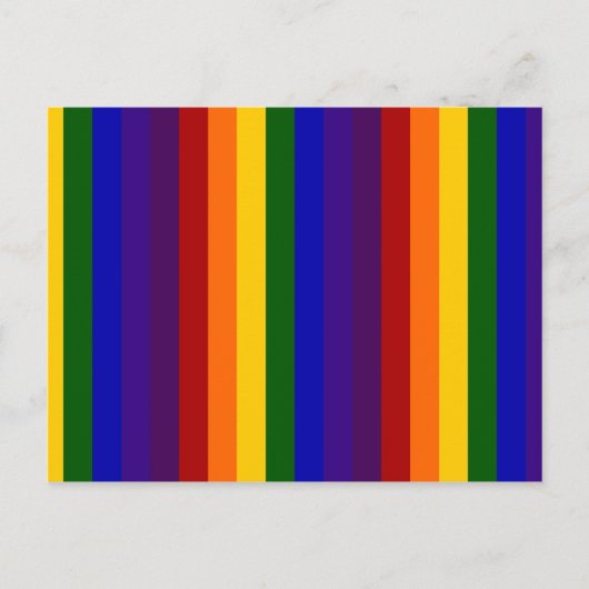 Regenboogstrips Briefkaart (Voorkant)