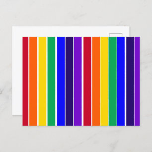 Regenboogstrips Briefkaart