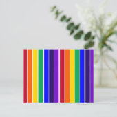 Regenboogstrips Briefkaart (Staand voorkant)
