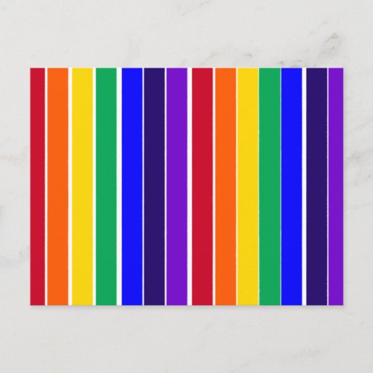 Regenboogstrips Briefkaart (Voorkant)