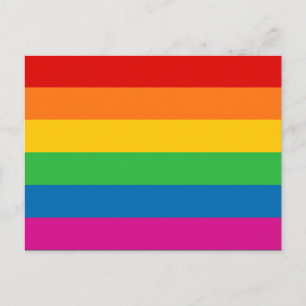Regenboogstrips Briefkaart