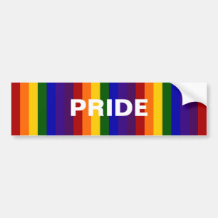 Regenboogstrips Bumpersticker