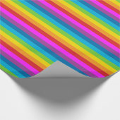 Regenboogstrips Cadeaupapier (Hoek)