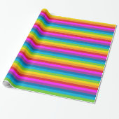 Regenboogstrips Cadeaupapier (Uitgerold)