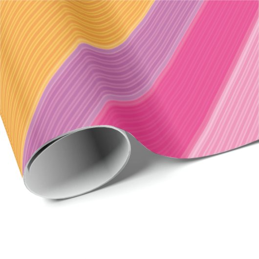 Regenboogstrips Cadeaupapier (Rol Hoek)