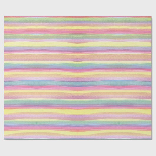 Regenboogstrips Cadeaupapier (Vlak)