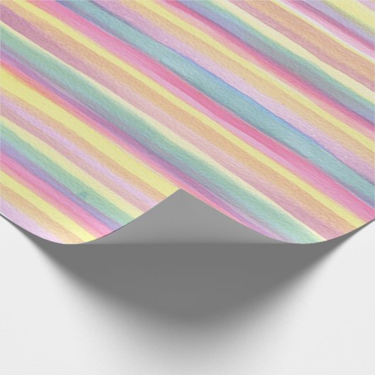 Regenboogstrips Cadeaupapier (Hoek)