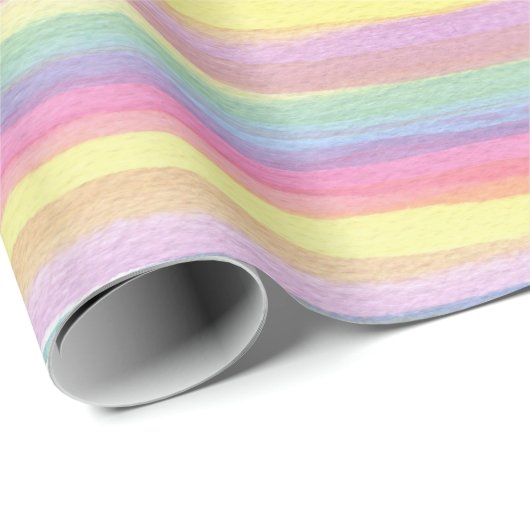 Regenboogstrips Cadeaupapier (Rol Hoek)