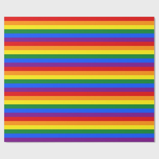 Regenboogstrips Cadeaupapier (Vlak)