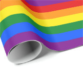 Regenboogstrips Cadeaupapier (Rol Hoek)