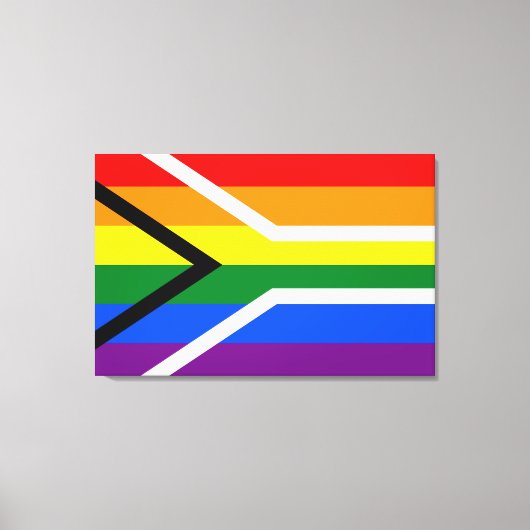Regenboogstrips Canvas Afdruk (Voorkant)