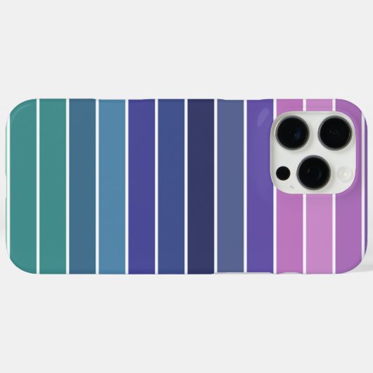 Regenboogstrips Case-Mate iPhone Case (Achterkant (horizontaal))
