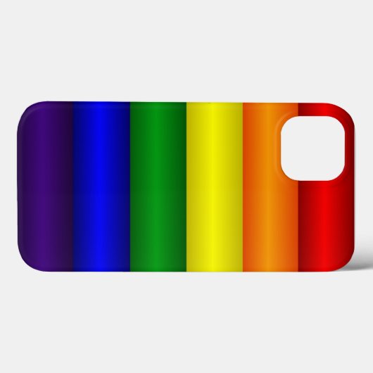 Regenboogstrips Case-Mate iPhone Case (Achterkant (horizontaal))