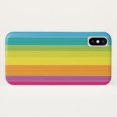 Regenboogstrips Case-Mate iPhone Case (Achterkant (horizontaal))