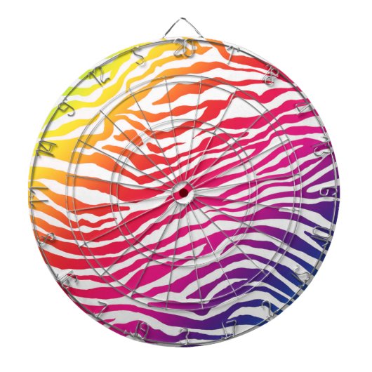 Regenboogstrips Dartbord (Voorkant)