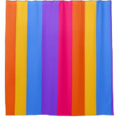 Regenboogstrips Douchegordijn (Voorkant)