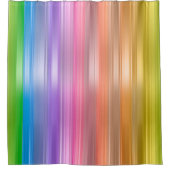 Regenboogstrips Douchegordijn (Voorkant)