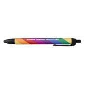Regenboogstrips en Abstract patroon Zwarte Inkt Pen (Bodem)