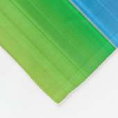 Regenboogstrips Fleece Deken (Hoek)