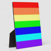 Regenboogstrips Fotoplaat (Zijkant)