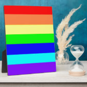 Regenboogstrips Fotoplaat (Zijkant)