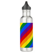 Regenboogstrips Gay Pride Design Water Fles (Links)