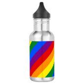 Regenboogstrips Gay Pride Design Water Fles (Links)