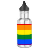 Regenboogstrips Gay Pride Design Water Fles (Links)