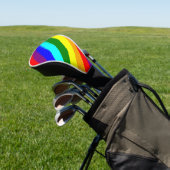 Regenboogstrips Golfheadcover (Insitu)